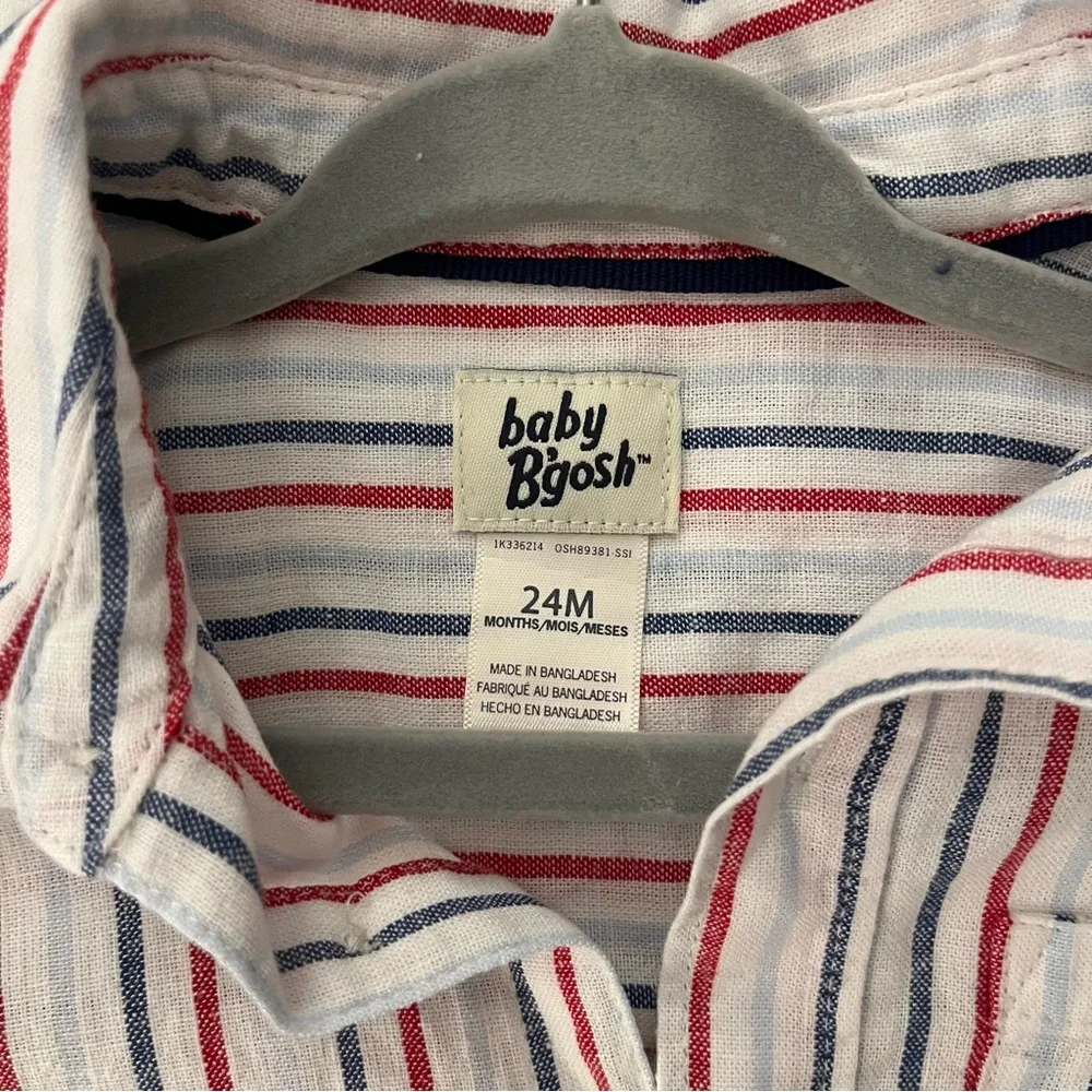 3-Pack NWT Button-up Toddler Shirts (Various sizes 12-24 M) - Picture 3 of 7